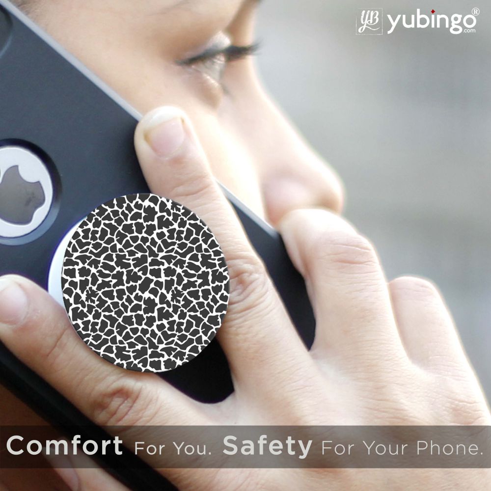 Animal Pattern Mobile Grip Stand (Black)-Image6