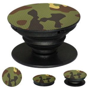 Army Camouflage Mobile Grip Stand (Black)-Image2
