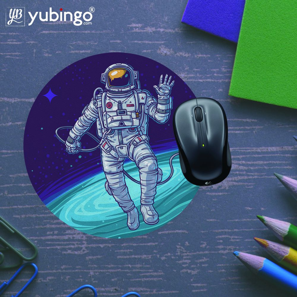 Astronaut Mouse Pad (Round)-Image5
