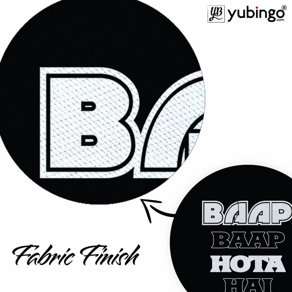 Baap Baap Hota Hai Mouse Pad (Round)-Image3