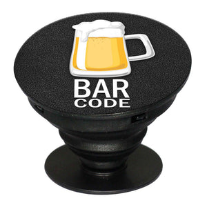 Bar Code Mobile Grip Stand (Black)