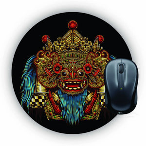 Barong Mask Mouse Pad (Round)