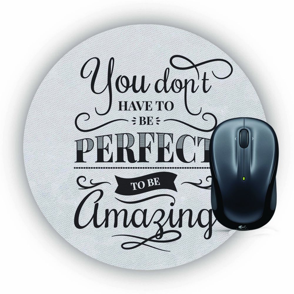 Be Amazing Mouse Pad (Round)