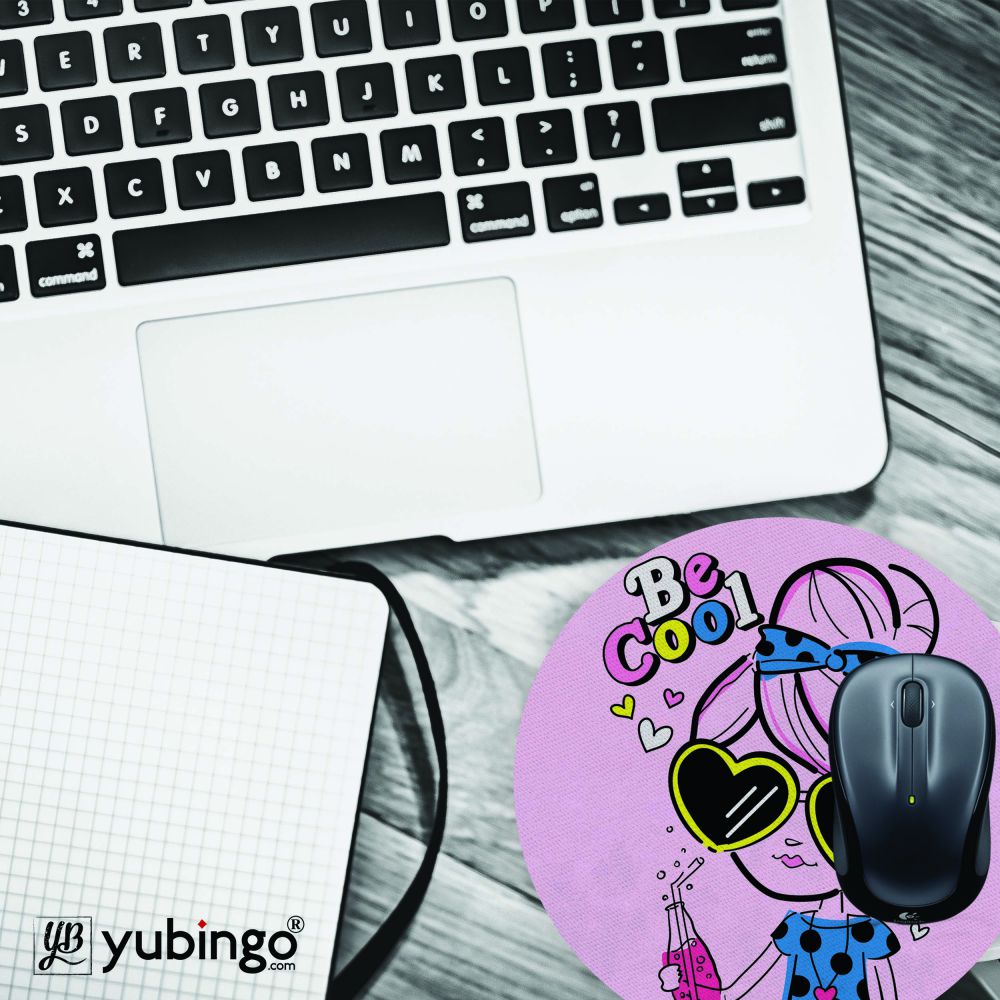 Be Cool Mouse Pad (Round)-Image4