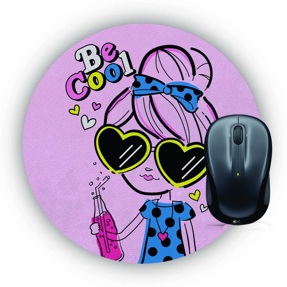 Be Cool Mouse Pad (Round)