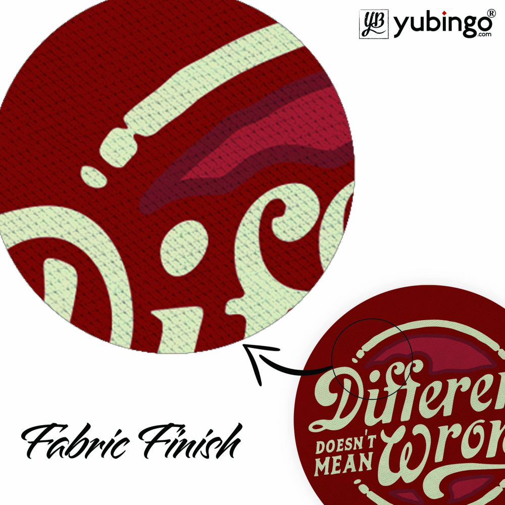 Be Different Mouse Pad (Round)-Image3