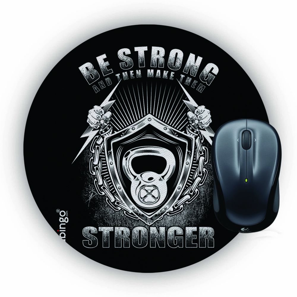 Be Strong Mouse Pad (Round)