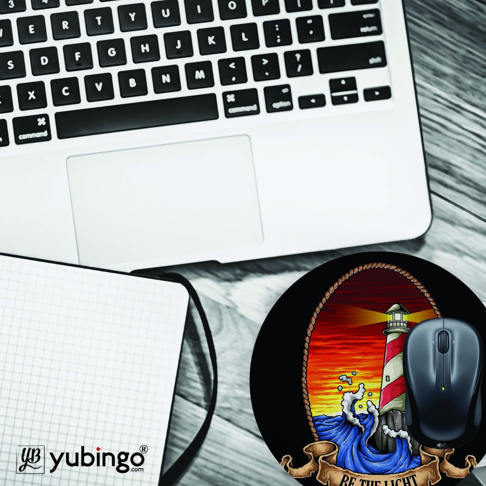 Be The Light Mouse Pad (Round)-Image4