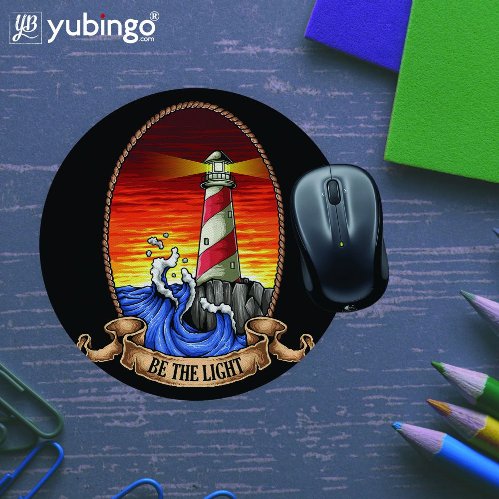Be The Light Mouse Pad (Round)-Image5