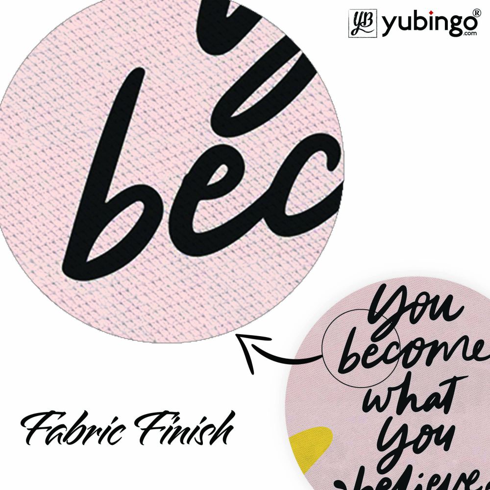Become What you Believe Mouse Pad (Round)-Image3