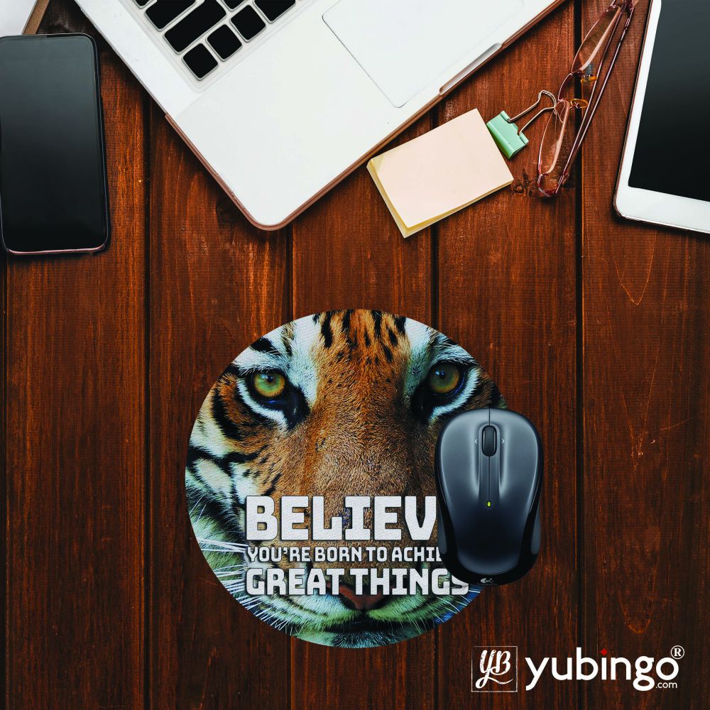 Believe Mouse Pad (Round)