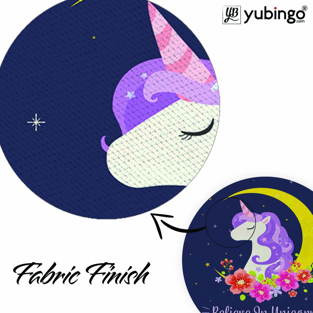 Believe in Unicorns Mouse Pad (Round)-Image3