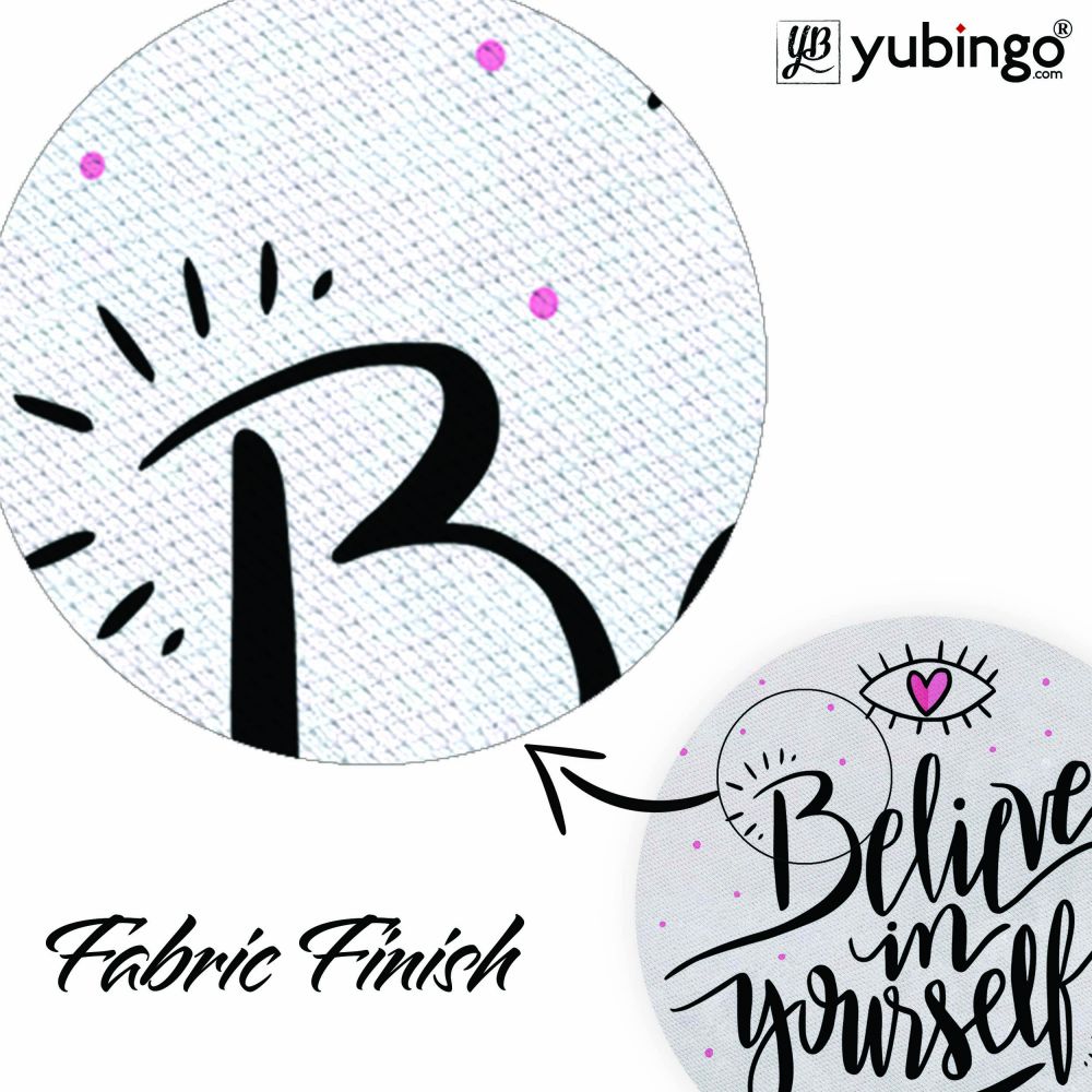 Believe Yourself Mouse Pad (Round)-Image3