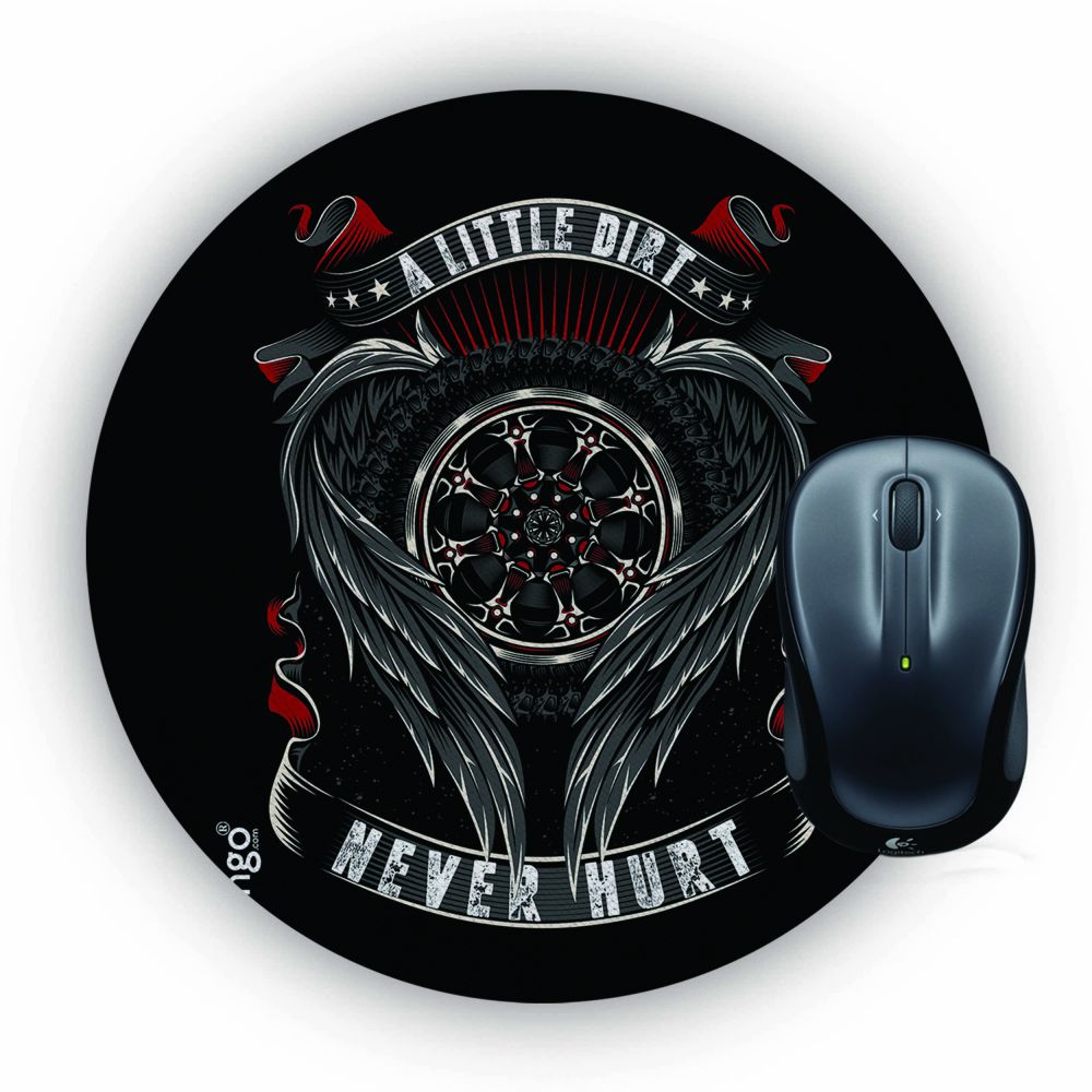 Biking Quote Mouse Pad (Round)