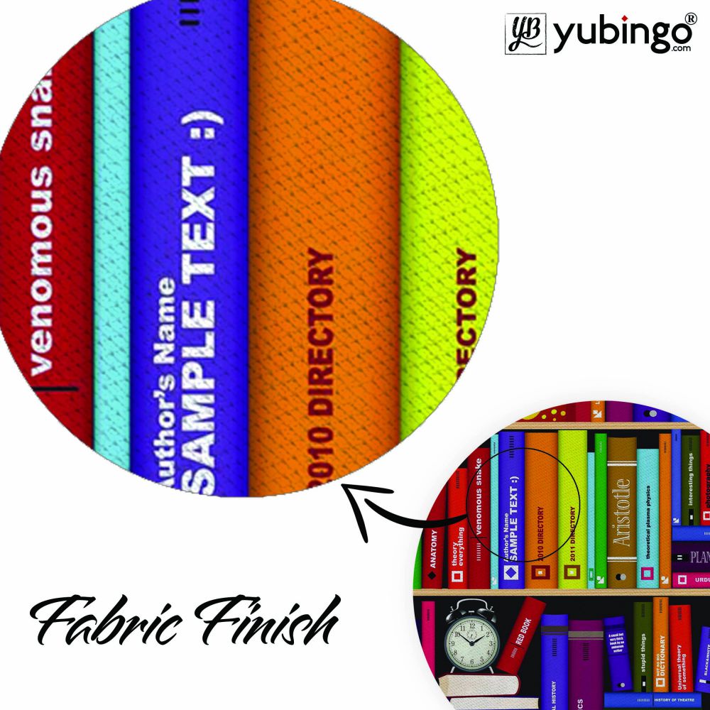 Books Mouse Pad (Round)-Image3