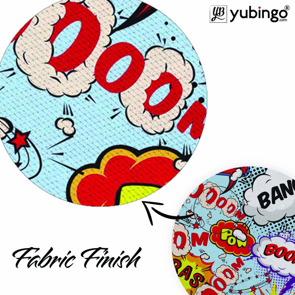 Boom Bang Mouse Pad (Round)-Image3