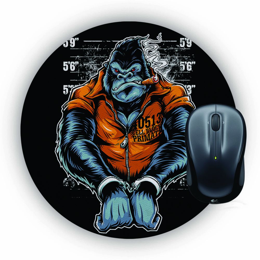 Boss in Trouble Mouse Pad (Round)