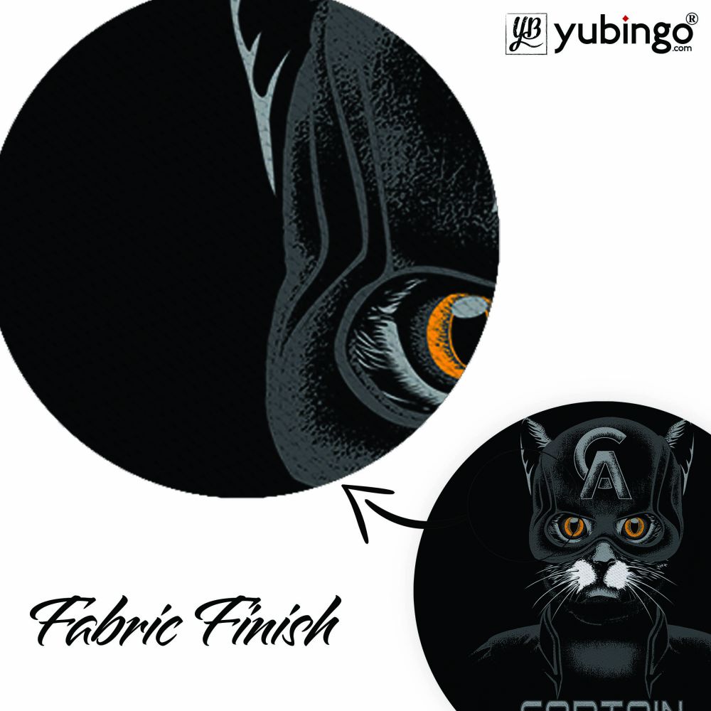 Captain Americat Mouse Pad (Round)-Image3