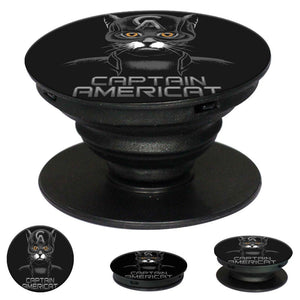 Captain Americat Mobile Grip Stand (Black)-Image2