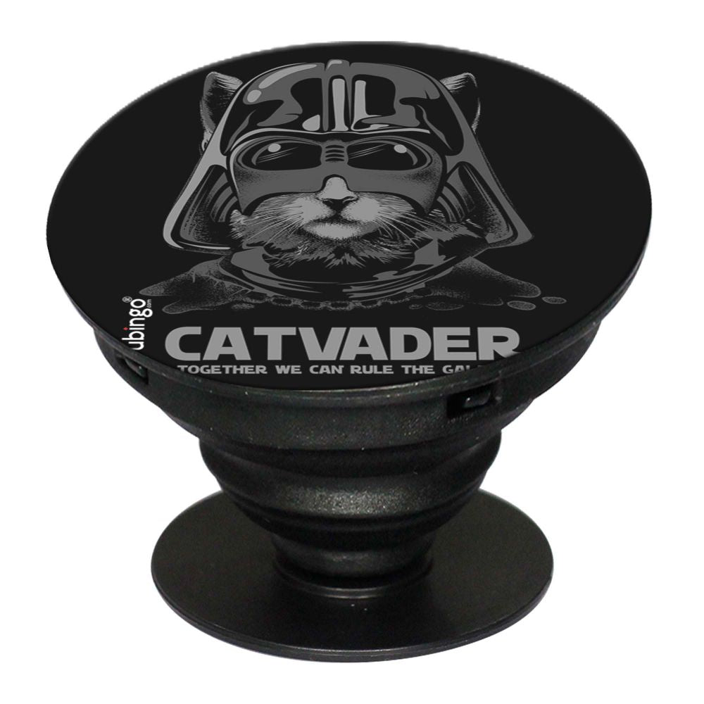 Cat Vader Mobile Grip Stand (Black)