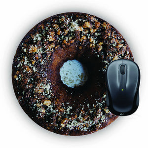 Chocolate Doughnut Mouse Pad (Round)