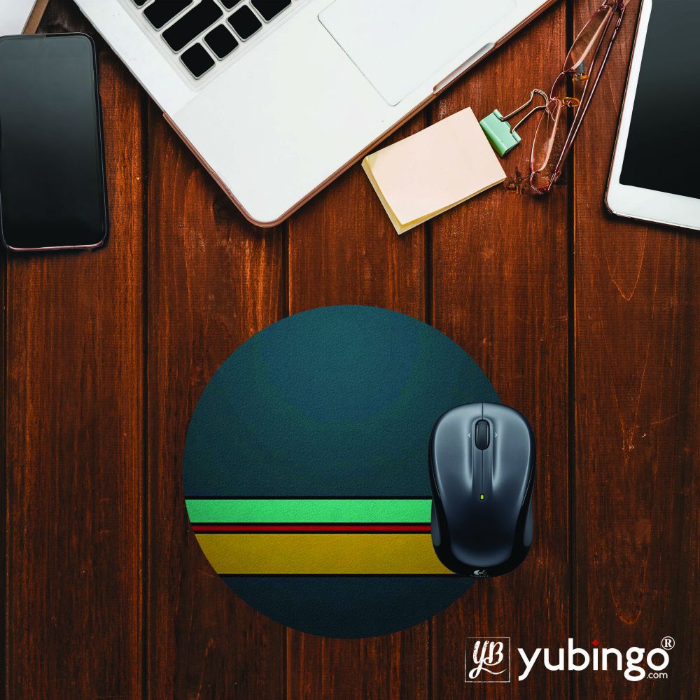 Classy Pattern Mouse Pad (Round)-Image2