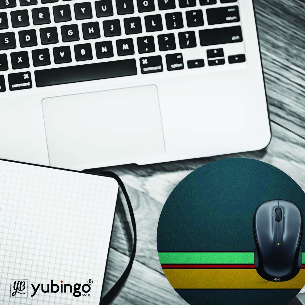 Classy Pattern Mouse Pad (Round)-Image4