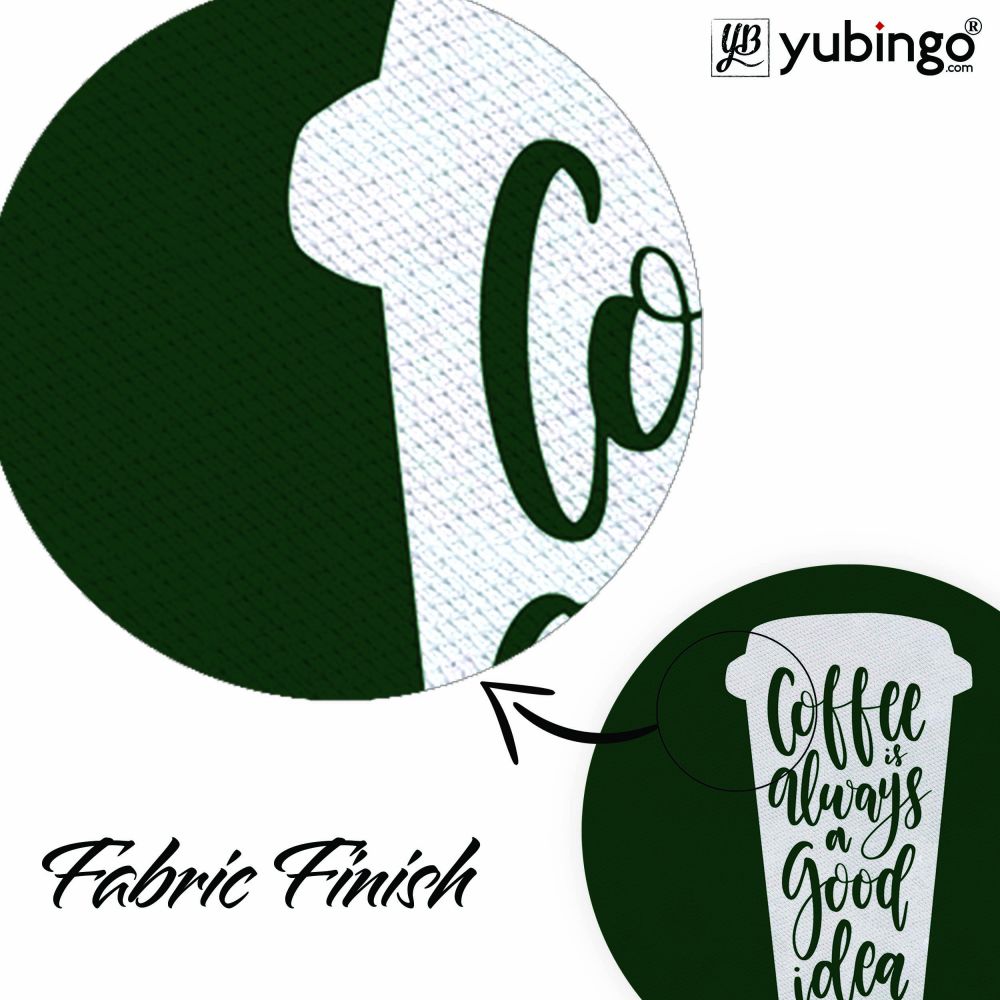 Coffee is Good Idea Mouse Pad (Round)-Image3