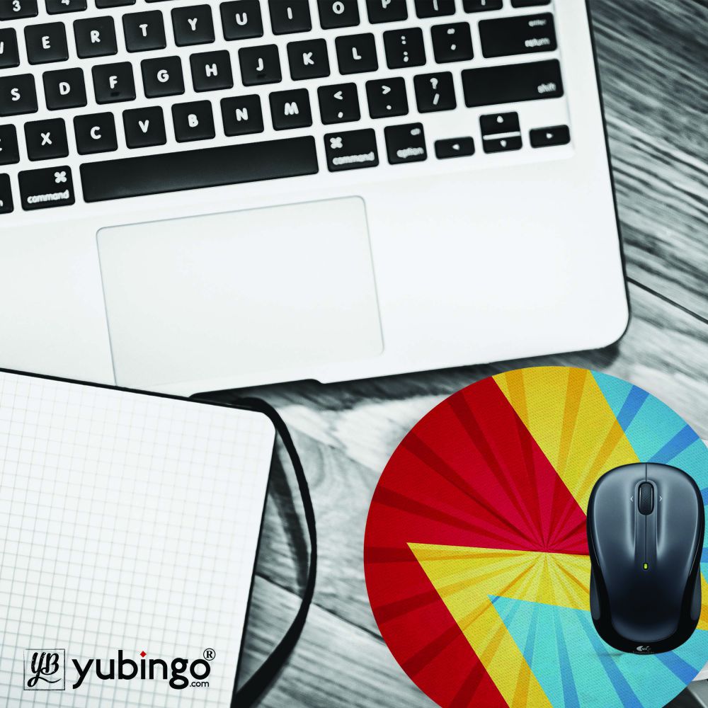 Colours Mouse Pad (Round)-Image4