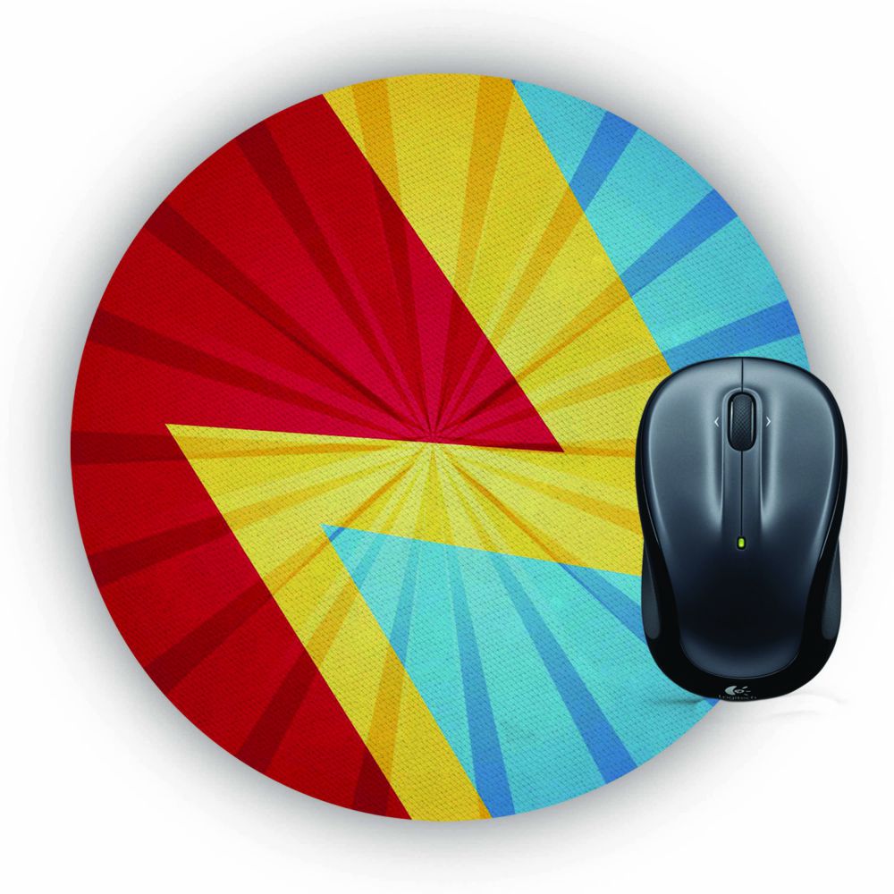 Colours Mouse Pad (Round)