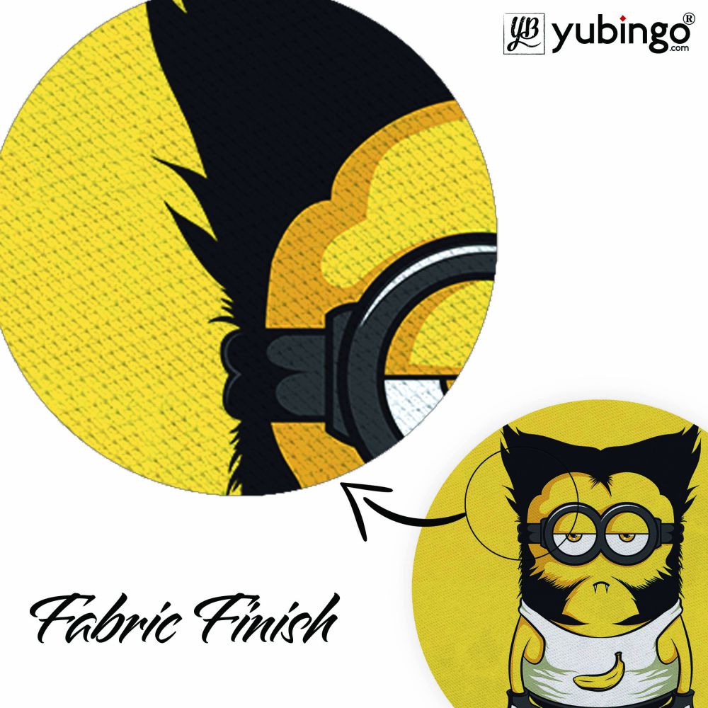 Cool Cartoon Mouse Pad (Round)-Image3