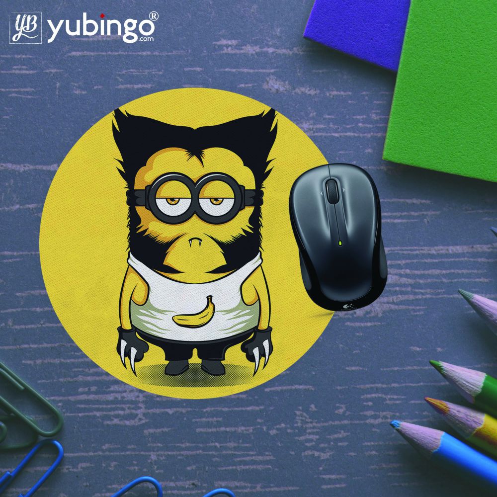 Cool Cartoon Mouse Pad (Round)-Image5