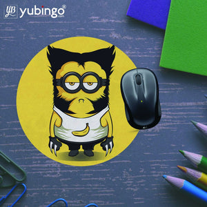 Cool Cartoon Mouse Pad (Round)-Image5