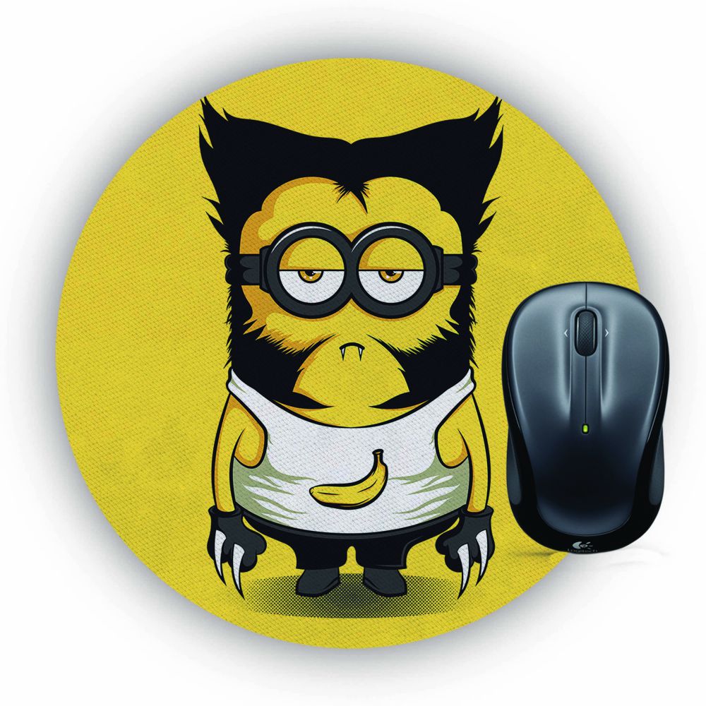 Cool Cartoon Mouse Pad (Round)