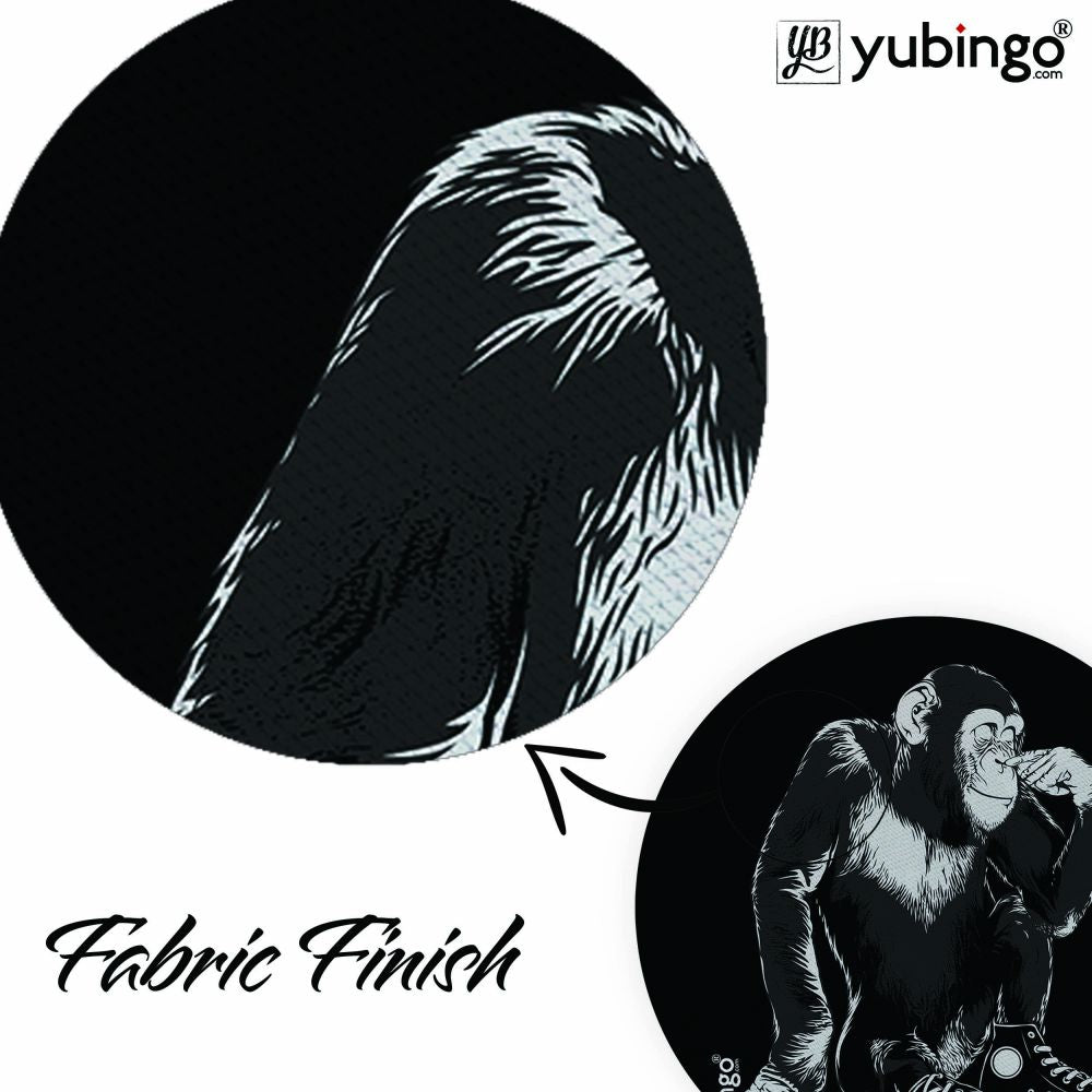Cool Chimp Mouse Pad (Round)-Image3