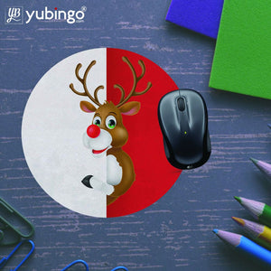 Cool Christmas Mouse Pad (Round)-Image5