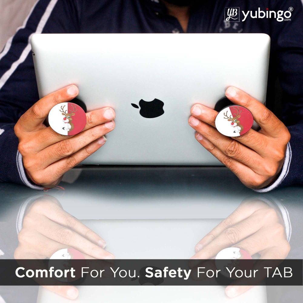 Cool Christmas Mobile Grip Stand (Black)-Image5