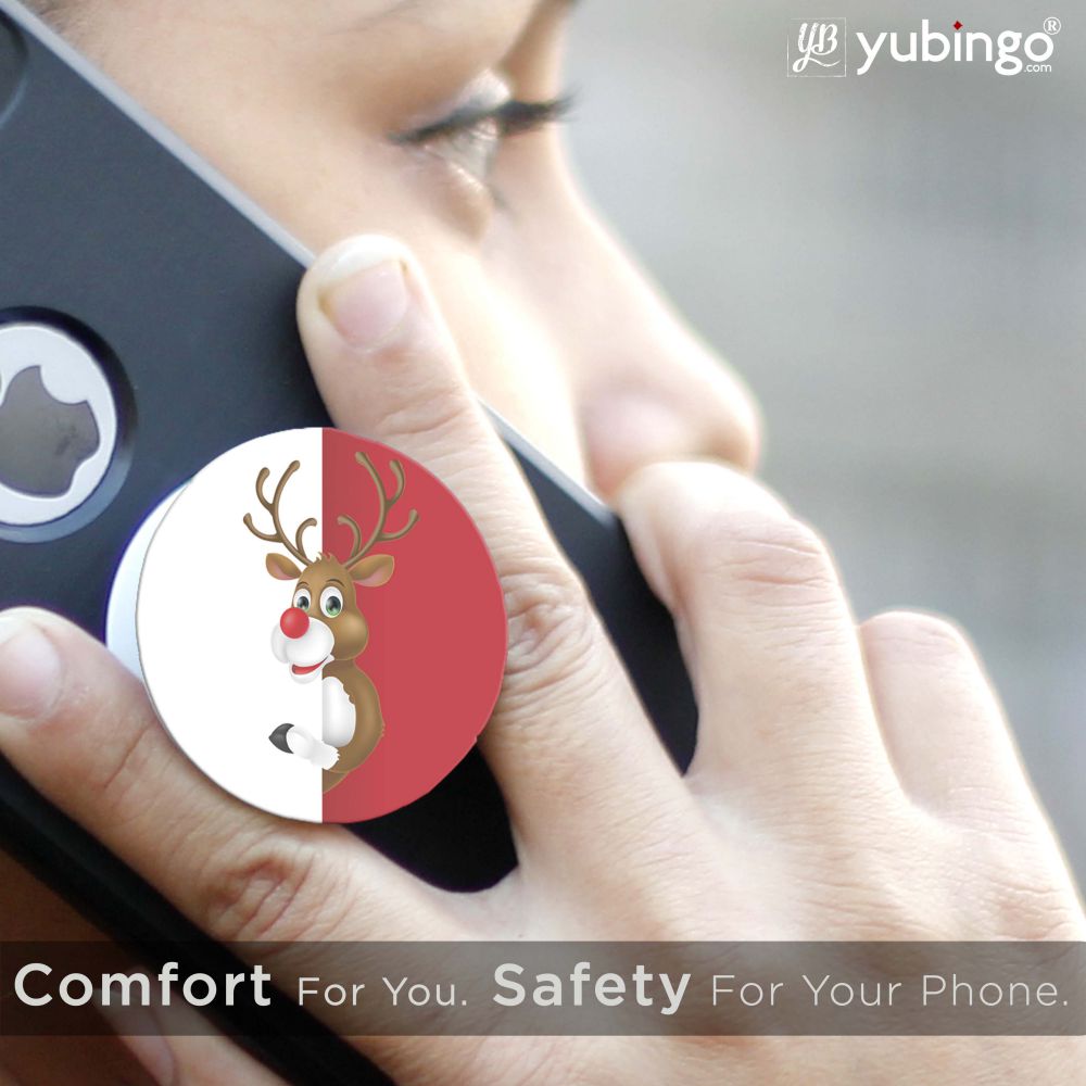 Cool Christmas Mobile Grip Stand (Black)-Image6