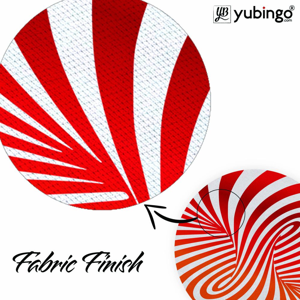 Cool Circle Pattern Mouse Pad (Round)-Image3