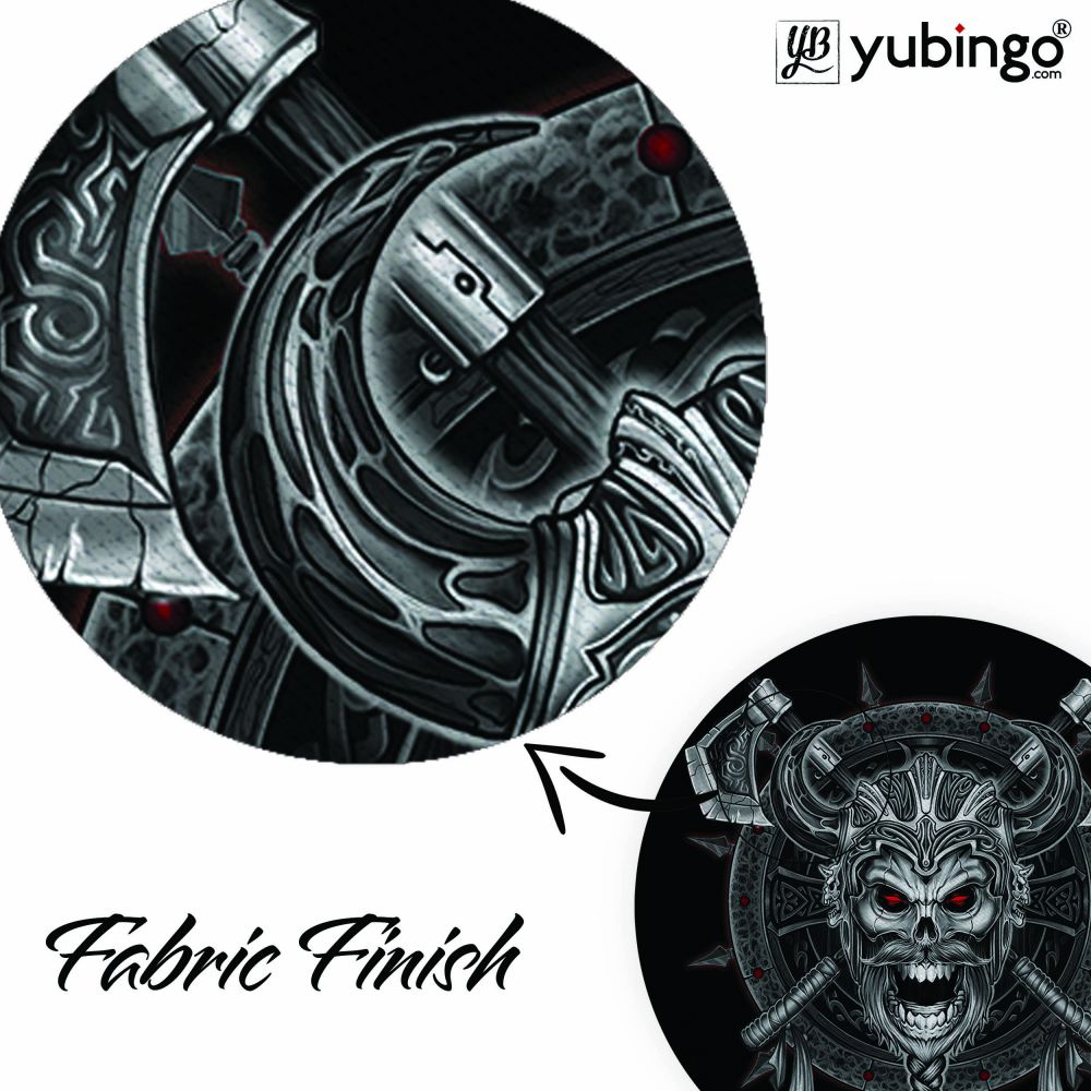 Cool Monster Mouse Pad (Round)-Image3