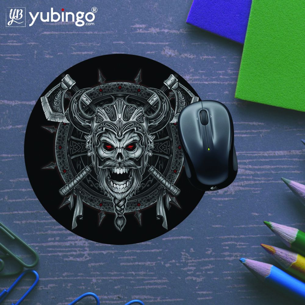 Cool Monster Mouse Pad (Round)-Image5