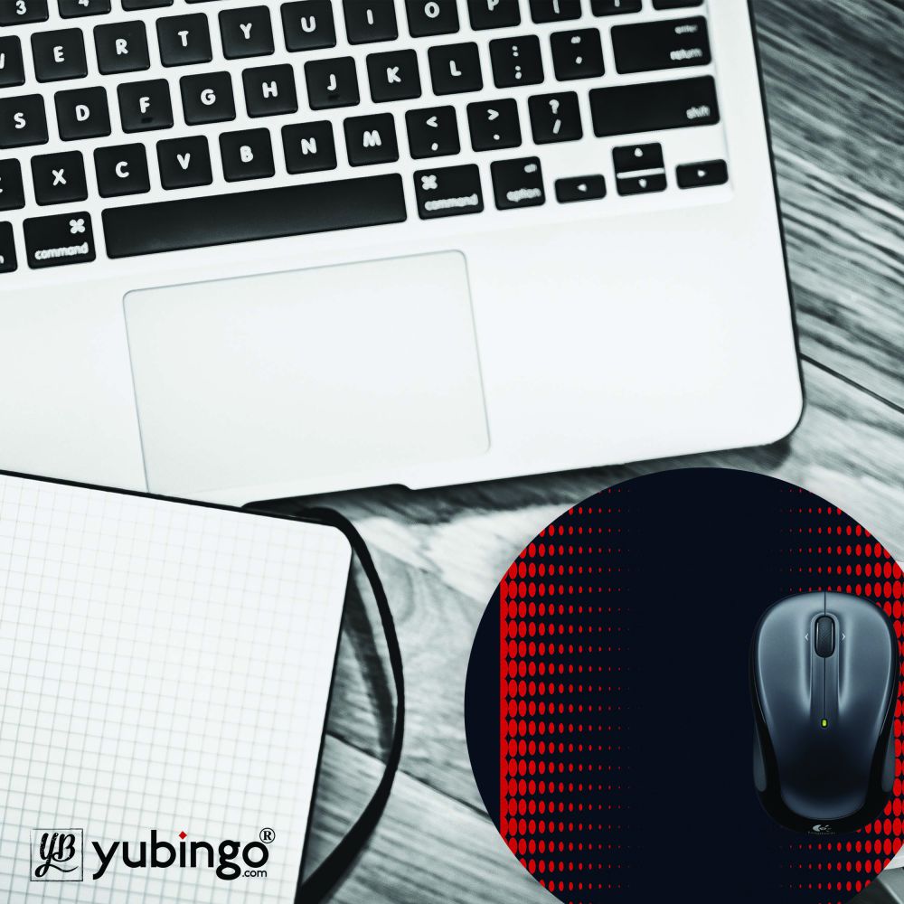 Cool Pattern Mouse Pad (Round)-Image4