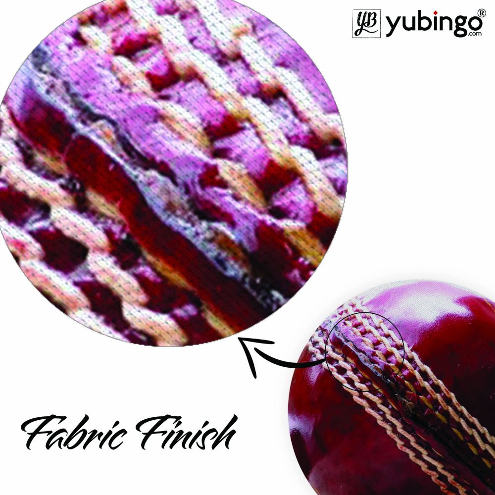 Cricket Ball Mouse Pad (Round)-Image3