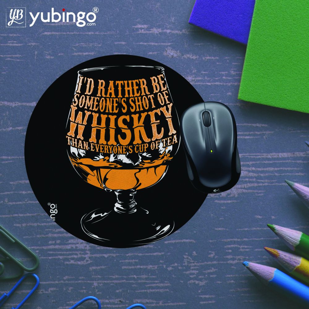 Cup of Tea Mouse Pad (Round)-Image5