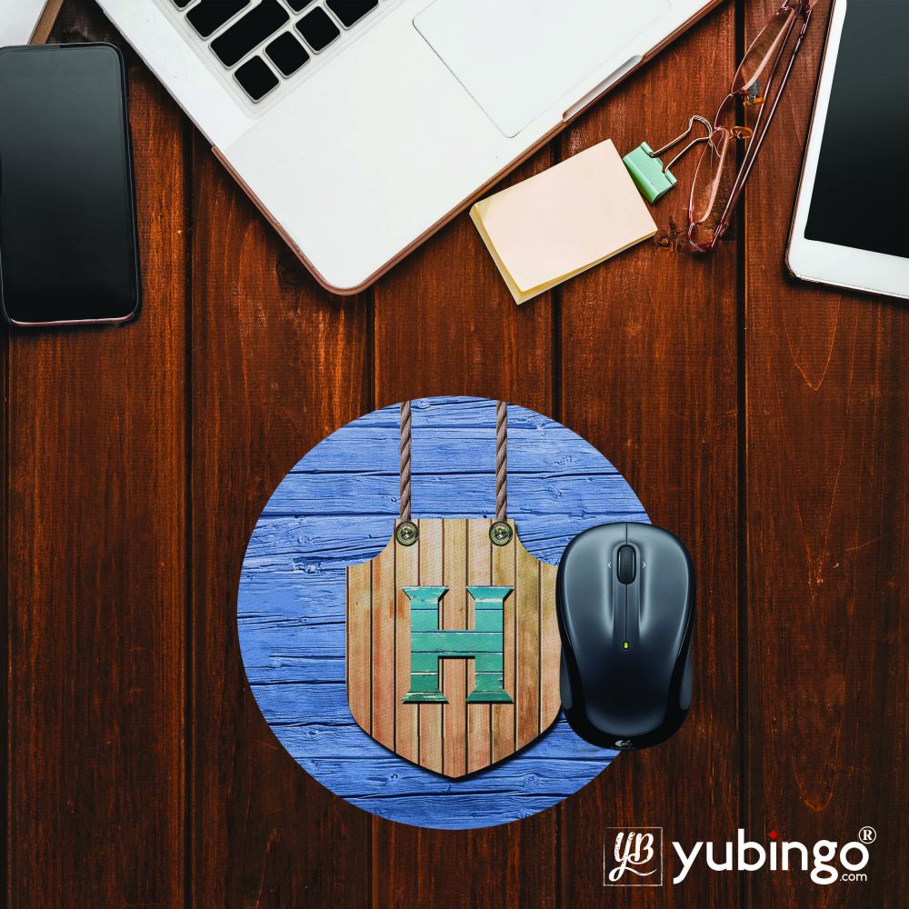 Customised Alphabet Mouse Pad (Round)-Image2