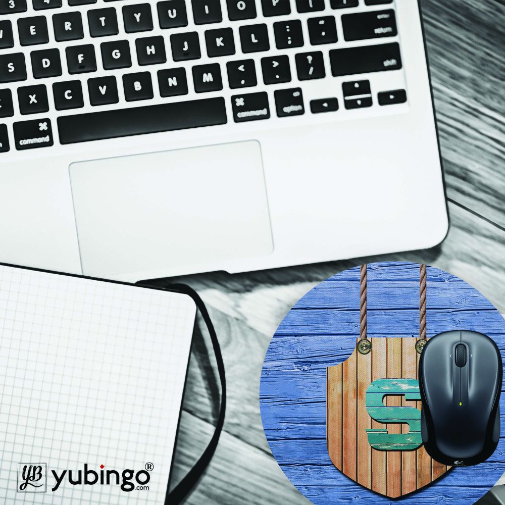 Customised Alphabet Mouse Pad (Round)-Image4