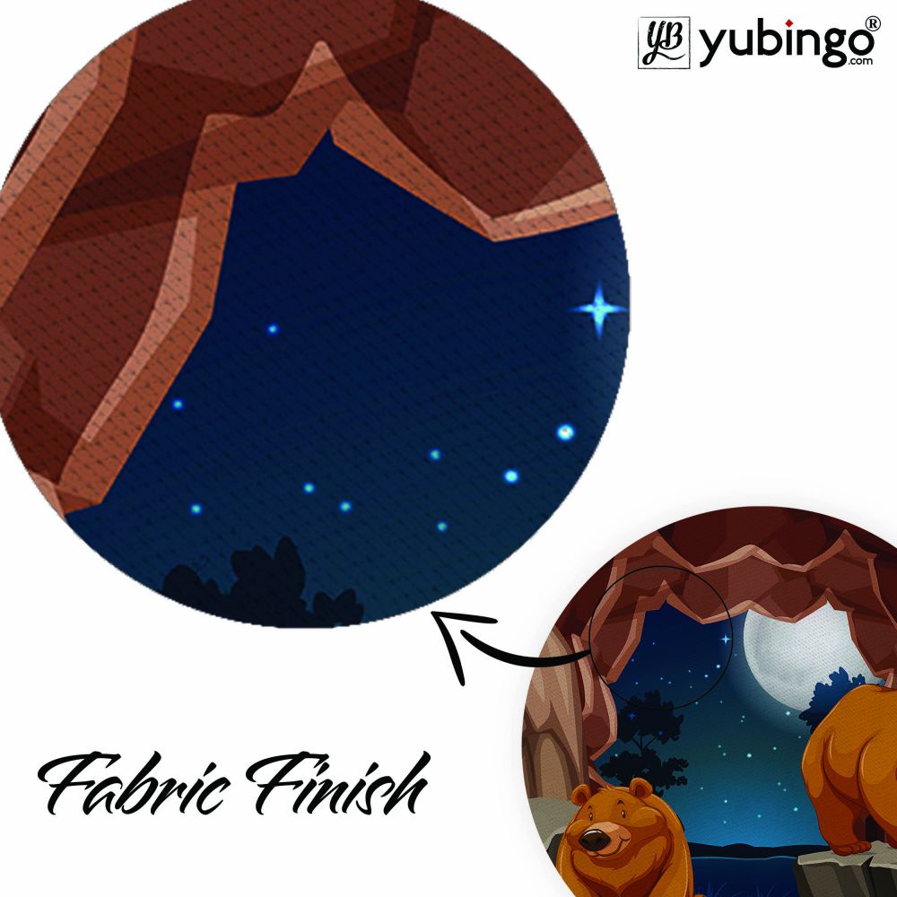 Cute Beer Mouse Pad (Round)-Image3