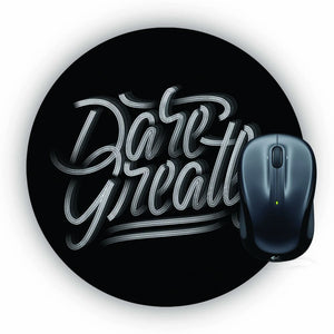 Dare Greatly Mouse Pad (Round)