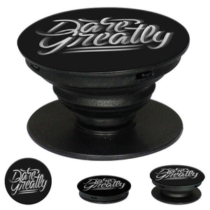 Dare Greatly Mobile Grip Stand (Black)-Image2