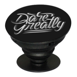Dare Greatly Mobile Grip Stand (Black)